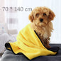 Cute Pet Dog Cat Towel Pets Drying Bath Towels with Hoodies Warm Blanket Soft Drying Cartoon Puppy Super Absorbent Bathrobes