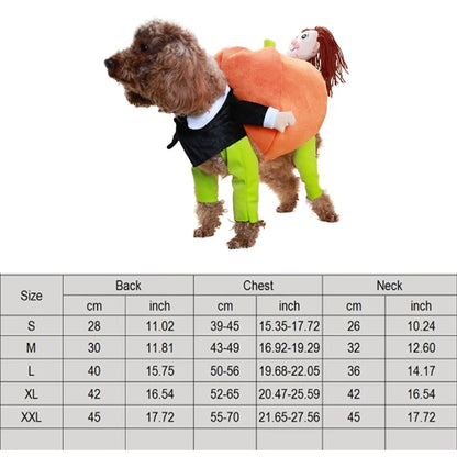 Halloween Dog Clothes Funny Pet Dogs Cosplay Costumes Set Christmas Dog Costume Comical Outfits for Pet Cat Puppy Party Clothing