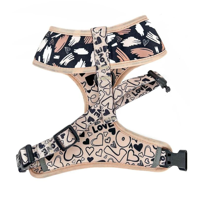 Reversible Signature Print Dog Harness