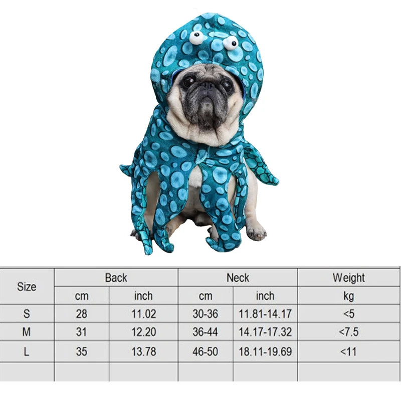 Halloween Dog Clothes Funny Pet Dogs Cosplay Costumes Set Christmas Dog Costume Comical Outfits for Pet Cat Puppy Party Clothing