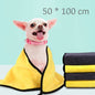 Cute Pet Dog Cat Towel Pets Drying Bath Towels with Hoodies Warm Blanket Soft Drying Cartoon Puppy Super Absorbent Bathrobes