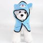 Cute Pet Dog Cat Towel Pets Drying Bath Towels with Hoodies Warm Blanket Soft Drying Cartoon Puppy Super Absorbent Bathrobes