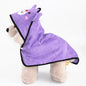 Cute Pet Dog Cat Towel Pets Drying Bath Towels with Hoodies Warm Blanket Soft Drying Cartoon Puppy Super Absorbent Bathrobes