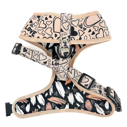 Reversible Signature Print Dog Harness