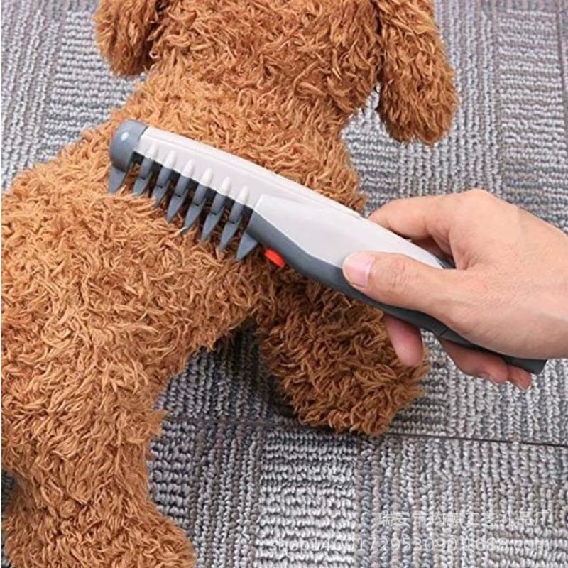 Retail Pack Electric Pet Dog Grooming Comb Cat Hair Trimmer Knot It Out Remove Mats Tangles Tool Supplies Grooming Cat Brush For