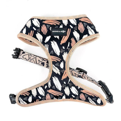 Reversible Signature Print Dog Harness